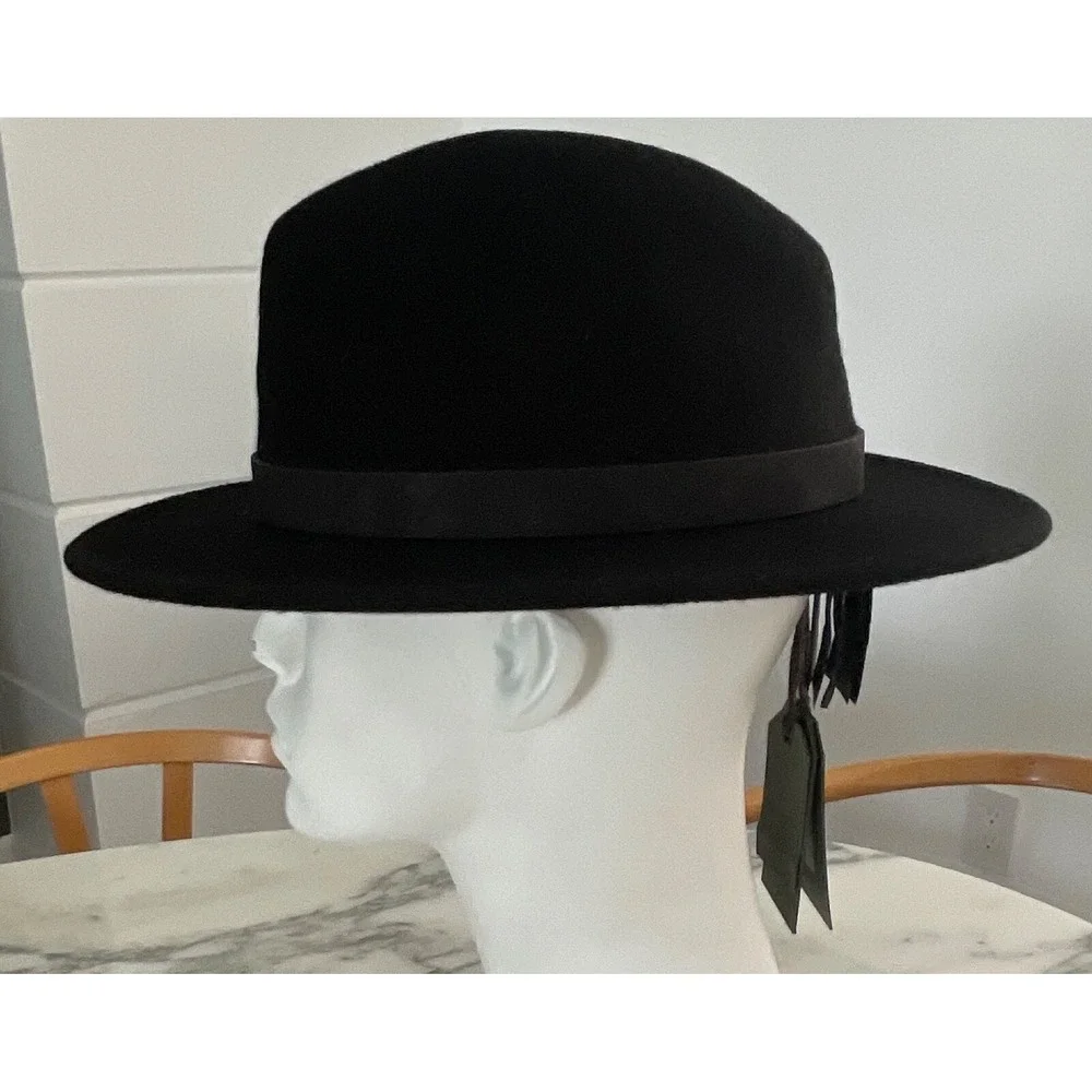 AllSaints Bronson Fedora Size S/M, Wide Brim, NWT‎